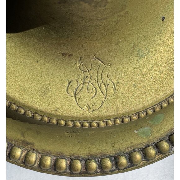 Vintage Christofle Candleholders Antique Brass - Picture 5 of 7